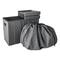 Simplify Gray Collapsible Flip Top Hamper Ottoman